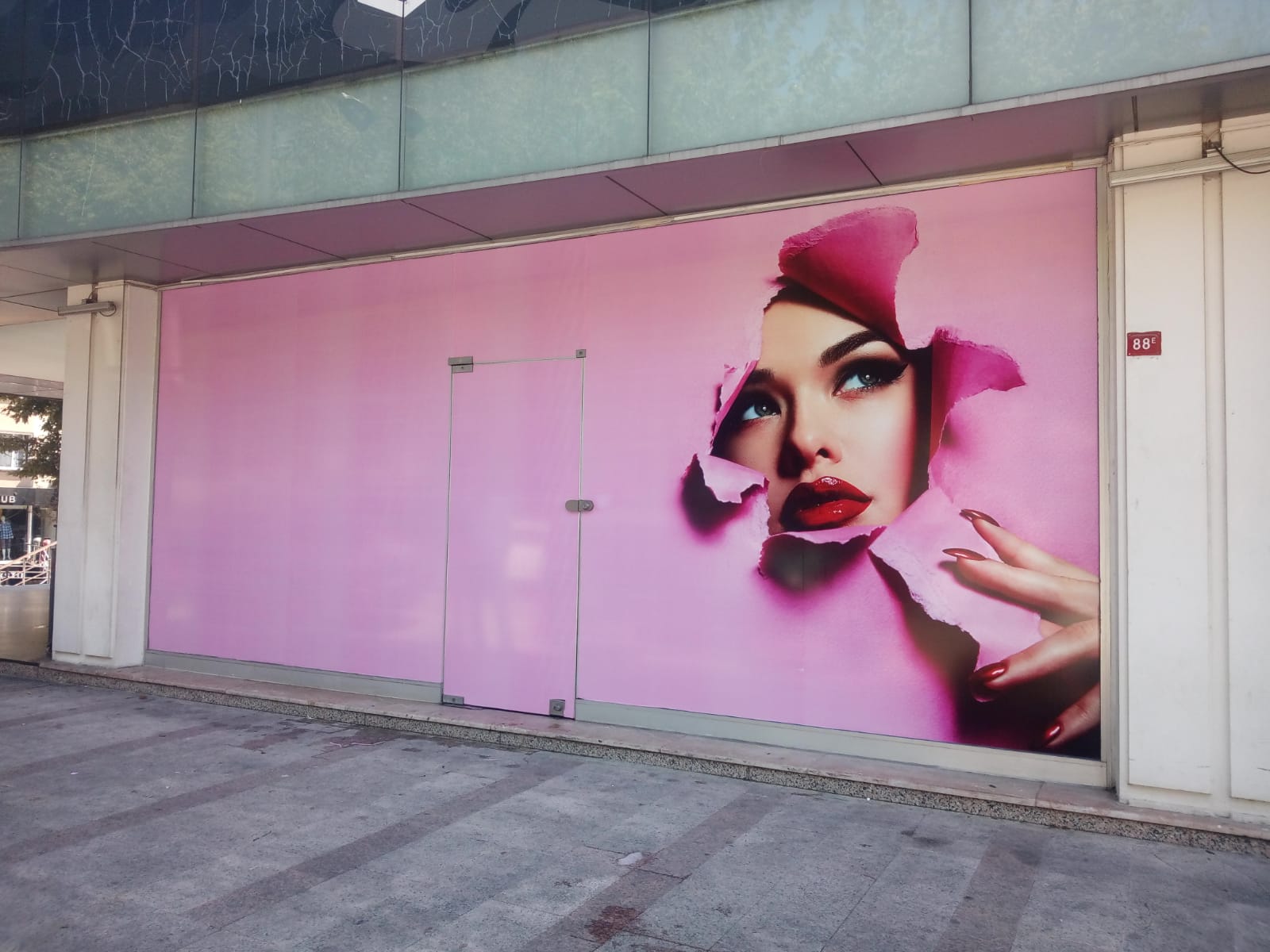 folyo baskı cam giydirme