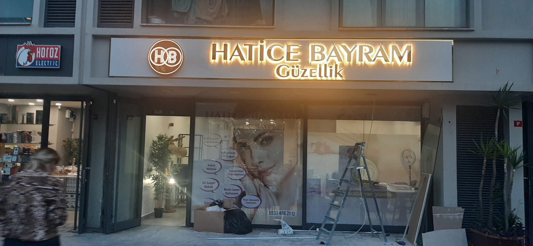 HATICE BAYRAM IŞIKLI PASLANMAZ TABELA